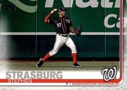 2019 Topps Base Set Stephen Strasburg #356 card