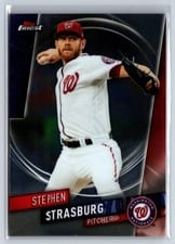 2019 Topps Finest Stephen Strasburg #109 card