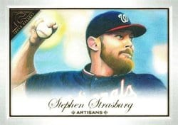 2019 Topps Gallery Base Set Stephen Strasburg #175 card