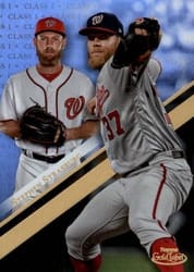 2019 Topps Gold Label Base Set Stephen Strasburg #65 card
