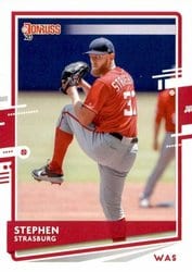 2020 Donruss Base Set Stephen Strasburg #67 card