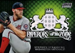 2020 Stadium Club Chrome Emperors of the Zone Stephen Strasburg #EOZ-18 card