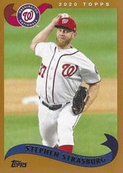 2020 Topps Archives Base Set Stephen Strasburg #298 card