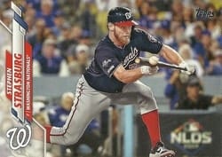 2020 Topps Base Set Stephen Strasburg #631b card