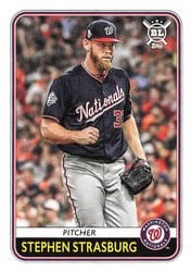 2020 Topps Big League Base Set Stephen Strasburg #94 card