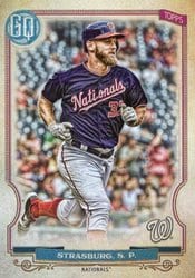 2020 Topps Gypsy Queen Base Set Stephen Strasburg #285 card