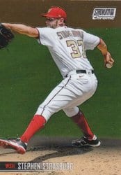 2021 Stadium Club Chrome Base Set Stephen Strasburg #58 card