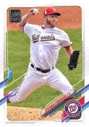 2021 Topps Base Set Stephen Strasburg #400 card