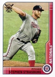 2021 Topps Big League Base Set Stephen Strasburg #171 card