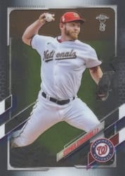 2021 Topps Chrome Ben Baller Edition Base Set Stephen Strasburg #176 card