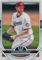 2021 Topps Tribute Base Set Stephen Strasburg #72 card