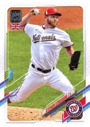 2021 Topps UK Edition Base Set Stephen Strasburg #199 card