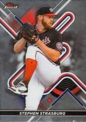 2022 Finest Base Set Stephen Strasburg #100 card