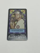 2022 Topps Allen & Ginter Mini Stained Glass Stephen Strasburg #20 card