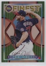 2022 Topps Finest Flashback Stephen Strasburg #3 card