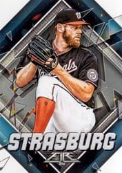 2022 Topps Fire Base Set Stephen Strasburg #158 card