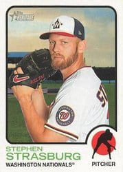 2022 Topps Heritage Base Set Stephen Strasburg #139 card