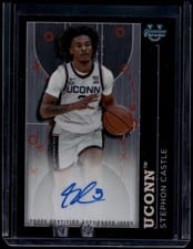 2023-24 Bowman University Chrome Prodigal Playmakers Autographs Stephon Castle #PPA-SC card