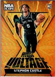 2024-25 Hoops High Voltage Stephon Castle #7 card