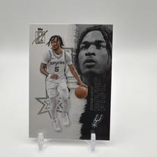 2024-25 Panini Court Kings Double Exposure Stephon Castle #25 card