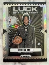2024-25 Panini Prizm Luck of the Lottery Stephon Castle #12 card