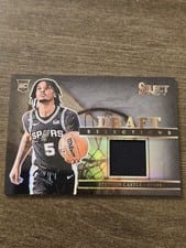 2024-25 Panini Select Draft Selections Memorabilia Stephon Castle #DSM-CAS card