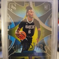 2024-25 Panini Silhouette Superstars Die-Cut Stephon Castle #11 card