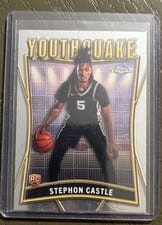 2024-25 Topps Chrome YouthQuake Stephon Castle #YQ-3 card