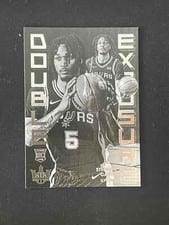 2024 Panini Court Kings Double Exposure Stephon Castle #25 card