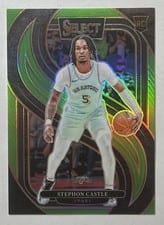 2024 Panini Select Stephon Castle Silver Prizm #175 card
