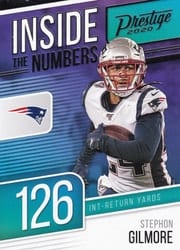 2020 Panini Prestige Inside the Numbers Stephon Gilmore #IN-SG card