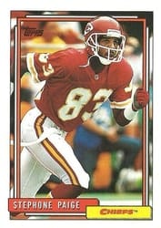 1992 Topps Base Set Stephone Paige #15 card