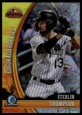 2024 Bowman Chrome 2023 AFL Fall Stars Sterlin Thompson #AFLS-8 card