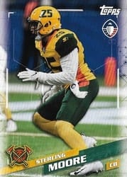 2019 Topps AAF Base Set Sterling Moore #141 card