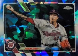 2021 Topps Chrome Update Sapphire Edition Base Set Sterling Sharp #US266 card