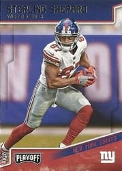 2018 Panini Playoff Base Set Sterling Shepard #140 card