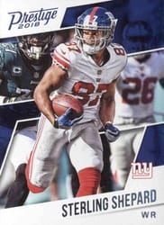 2018 Panini Prestige Base Set Sterling Shepard #135 card