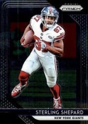 2018 Panini Prizm Base Set Sterling Shepard #62 card