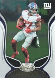 2019 Panini Certified Base Set Sterling Shepard #56 card