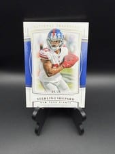 2019 Panini National Treasures Sterling Shepard #89 card