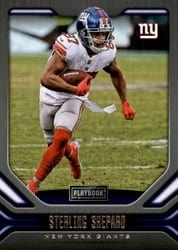 2019 Panini Playbook Base Set Sterling Shepard #62 card