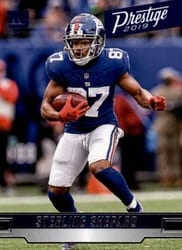 2019 Panini Prestige Base Set Sterling Shepard #42 card