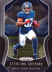 2019 Panini Prizm Base Set Sterling Shepard #43 card