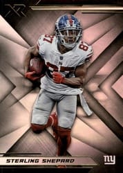 2019 Panini XR Base Set Sterling Shepard #99 card