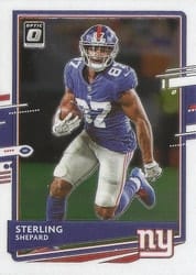 2020 Donruss Optic Base Set Sterling Shepard #75 card