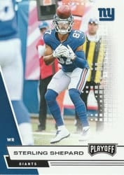 2020 Panini Playoff Base Set Sterling Shepard #192 card