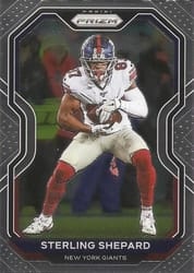 2020 Panini Prizm Base Set Sterling Shepard #161 card