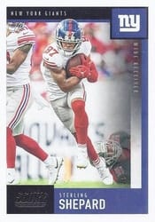 2020 Score Base Set Sterling Shepard #177 card