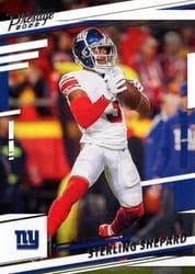 2022 Panini Prestige Base Set Sterling Shepard #218 card