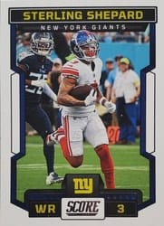2023 Score Base Set Sterling Shepard #237 card